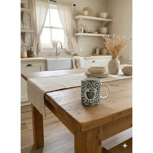 Vintage -Gibson Green Apple Sponge Paint Coffee Mug Cup